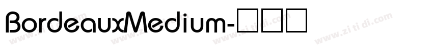 BordeauxMedium字体转换