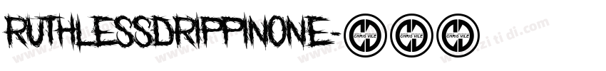 RuthlessDrippinONE字体转换