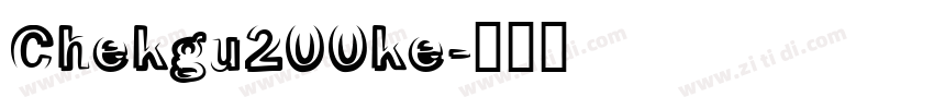 Chekgu200ke字体转换