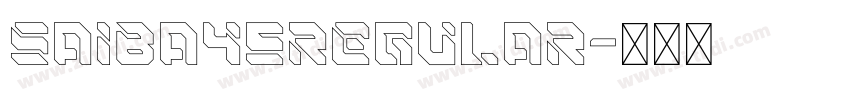 SAIBA45Regular字体转换