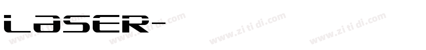 LASER字体转换