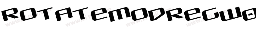 RotateModRegW00字体转换