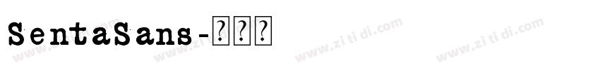 SentaSans字体转换