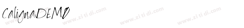 CalignaDEMO字体转换