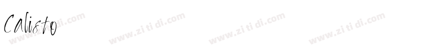 Calisto字体转换