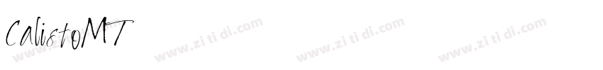 CalistoMT字体转换