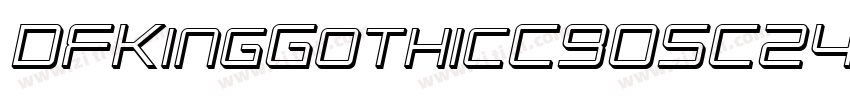 DFKingGothicC90SC24字体转换