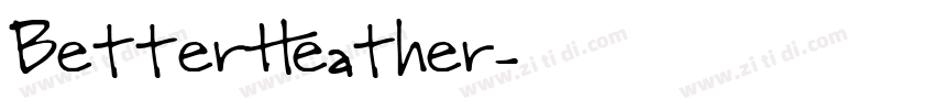 BetterHeather字体转换