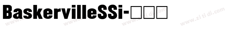 BaskervilleSSi字体转换