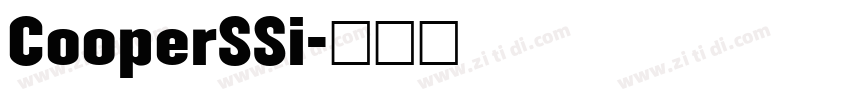 CooperSSi字体转换