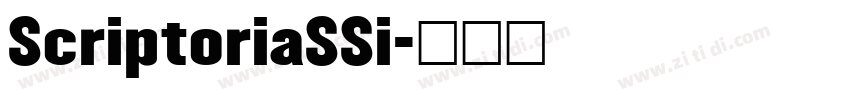 ScriptoriaSSi字体转换