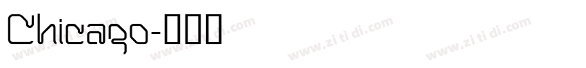Chicago字体转换