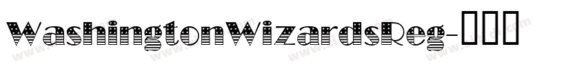 WashingtonWizardsReg字体转换