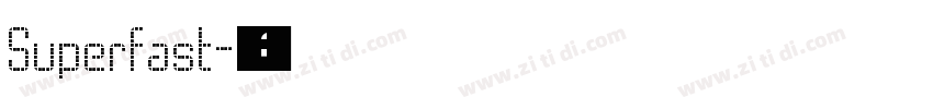 Superfast字体转换