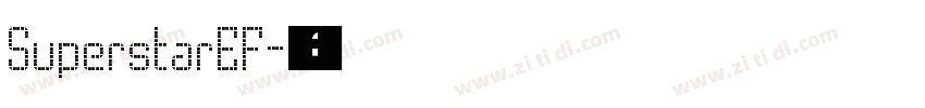 SuperstarEF字体转换