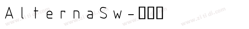 AlternaSw字体转换