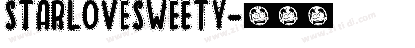 StarLoveSweety字体转换