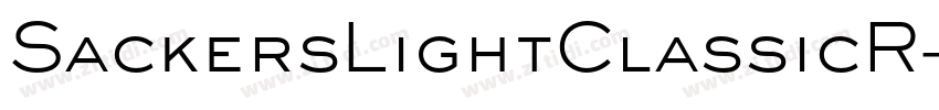 SackersLightClassicR字体转换