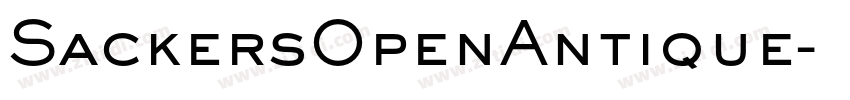 SackersOpenAntique字体转换