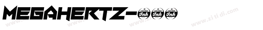megahertz字体转换