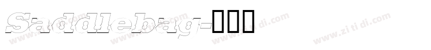 Saddlebag字体转换