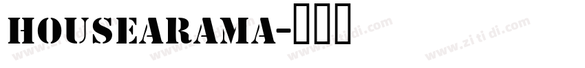 Housearama字体转换