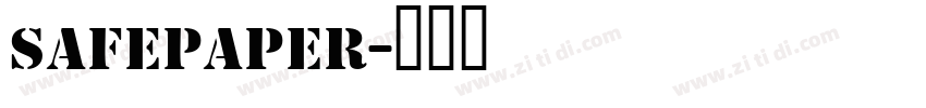 SafePaper字体转换