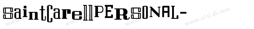 SaintCarellPERSONAL字体转换