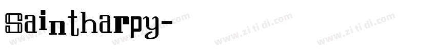 Saintharpy字体转换
