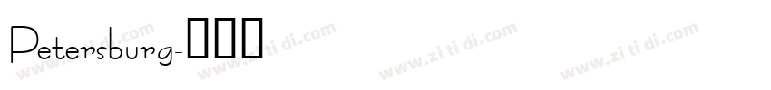 Petersburg字体转换