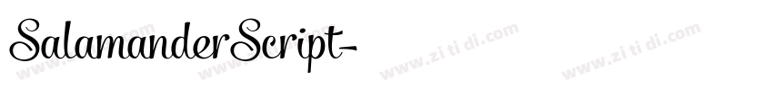 SalamanderScript字体转换