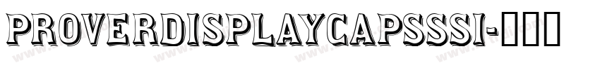 ProverDisplayCapsSSi字体转换