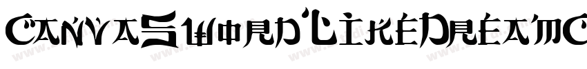 CanvaSwordLikeDreamC字体转换