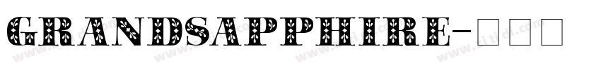 GrandSapphire字体转换