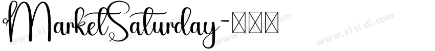 MarketSaturday字体转换