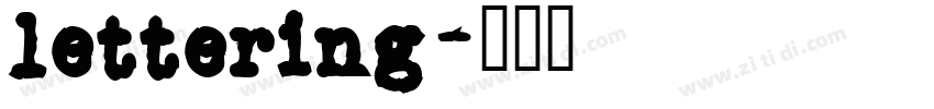 lettering字体转换