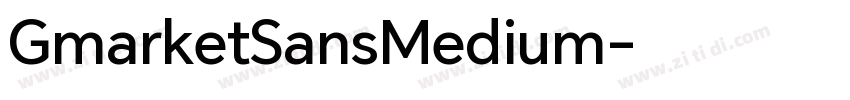 GmarketSansMedium字体转换 GmarketSansMedium字体转换