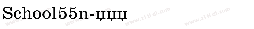 School55n字体转换