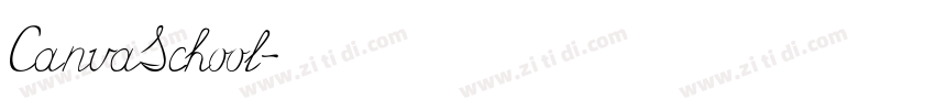 CanvaSchool字体转换