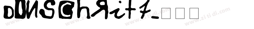 DINSchrift字体转换