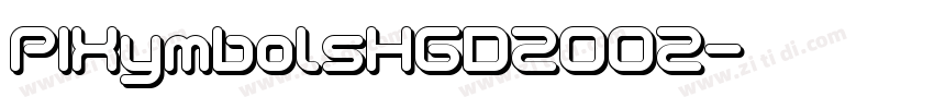 PIXymbolsHGD2002字体转换