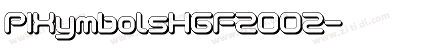 PIXymbolsHGF2002字体转换