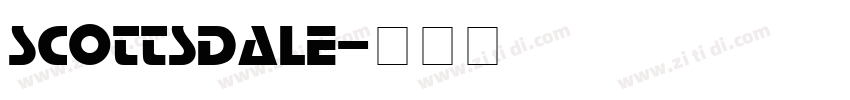 SCOTTSDALE字体转换
