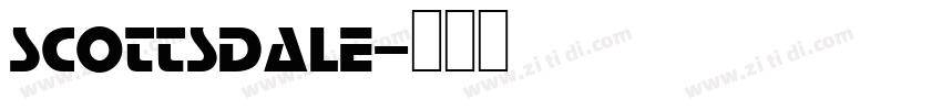 SCOTTSDALE字体转换