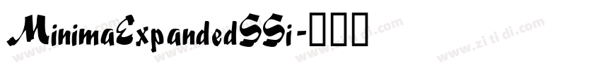 MinimaExpandedSSi字体转换