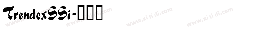 TrendexSSi字体转换