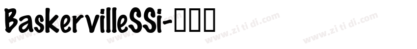 BaskervilleSSi字体转换
