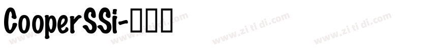 CooperSSi字体转换