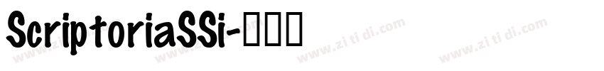 ScriptoriaSSi字体转换