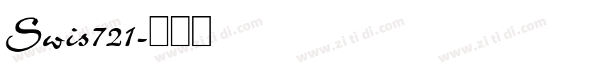 Swis721字体转换